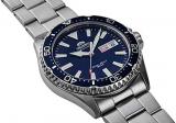 Orient Mens Analogue Automatic Watch with Stainless Steel Strap RA-AA0002L19B, Blue, Bracelet