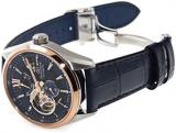 Orient Star Limited Edition Semi Skeleton Blue Dial Rose Gold Sapphire Glass Automatic Watch RE-AV0111L