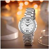 Citizen Women's Quartz Watch with Stainless Steel Strap, Silver, 16 (Model: EX1500-52A)