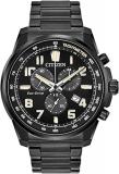 Citizen AT2375-51E Men's Eco-Drive Brycen Black Ion Plated Chronograph Watch