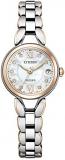 Citizen Watch ES9474-67W [Exceed Eco Drive Radio Clock Titania Happy Flight] Women's Watch Shipped from Japan