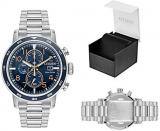 Citizen CA0647-52L Men's Eco-Drive Stainless Steel Blue Dial Chrongraph Watch