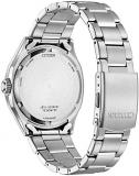 Citizen AW1750-85E Men's Eco-Drive Black Dial Silver Steel Watch