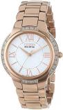 Citizen Women's Ciena Rose Gold Stainless Steel Case and Bracelet White Dial EM0093-59A