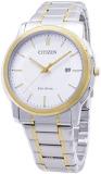 Citizen Eco-Drive AW1216-86A Analog Quartz Silver Stainless Steel Men's Watch