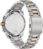 Citizen Quartz 46.4 Rose Gold Dial Stainless Steel Analog Watch for Men - AN8204-59X, Multi Color