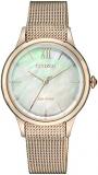 Citizen Eco-Drive Mother-of-Pearl Dial Ladies Watch EM0816-88Y