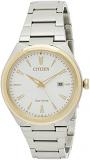 Citizen Silver Dial Eco-Drive Stainless Steel Men's Watch AW1374-51B