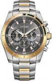 Citizen Quartz 46.4 Grey Dial Stainless Steel Analog Watch for Men - AN8204-59H, Multi Color