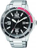 Citizen Men's Eco-Drive AW1520-51E Silver Stainless-Steel Plated Fashion Watch