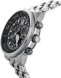 Citizen Men's Chronograph Quartz Watch with Stainless Steel Strap CB5860-86E, Silver, Bracelet