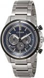 Citizen Blue Dial Eco-Drive Super Titanium Chronograph Watch CA4241-55L