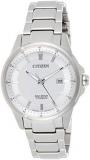 Citizen Men's AW1490-50A Eco-Drive Stainless Steel Day-Date Silver Tone Watch