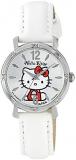 Citizen Q&Q 0003 Women's Analog Hello Kitty Watch, Waterproof, Leather Strap, Made in Japan