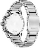 Citizen Men Chronograph Eco-Drive Watch with Stainless Steel Strap AT1190-87L, Silver, One Size, Bracelet