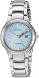 Citizen Eco-Drive Chandler Quartz Womens Watch, Stainless Steel, Casual, Silver-...