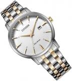 Citizen BM7466-81H Analog Quartz Silver and Rose Gold Stainless Steel Men's Watch