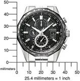 Citizen Men's Eco-Drive Watch with Titanium Strap, Silver, 21 (Model: AT8218-81E)