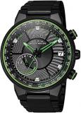 Citizen Mens Analogue Eco-Drive Watch Satellite Wave with Leather Strap