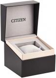 Citizen Analog Stainless Steel Silver Case and White Dial with Chronograph and Date Display, Men's Watch, AN3614-54A