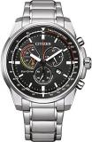 Citizen Men Chronograph Eco-Drive Watch with Stainless Steel Strap AT1190-87E, Silver, One Size, Bracelet