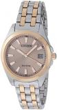 Citizen Eco-Drive Rose Dial Two-Tone Ladies Watch EO1226-59X
