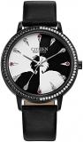 Citizen Eco-Drive Disney Quartz Womens Watch, Stainless Steel with Leather strap...