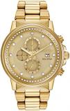 Citizen Men's Eco-Drive Classic Crystal Watch in Gold-tone Stainless Steel, Champagne Dial (Model: FB3002-53P)