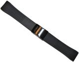 Citizen 59-S52806 Original Eco-Drive Navihawk A-T Black Rubber Watch Band Strap fits JY8035-04E JY8035-55E S087881 S088003
