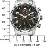 Citizen Men Chronograph Eco-Drive Watch with Stainless Steel Strap CA0790-83E, Silver, One Size, Bracelet