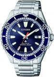 Citizen Men's Analogue Solar Powered Watch with Stainless Steel Strap BN0191-80L