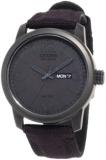 Citizen Men's Eco-Drive Watch with Black Dial and Canvas Strap BM8475-00F