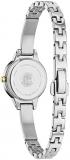 Citizen Women's Eco-Drive Dress Classic Crystal Bangle Watch in Two-Tone Stainless Steel, White Dial (Model: EX1324-53A)