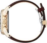 Citizen Men's Eco-Drive Chronograph Brown Leather Strap Watch CB5919-00X