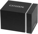 Citizen Women's Stainless Steel Eco-Drive Watch with Leather Strap, Black, 16 (Model: EW3260-17AE)