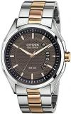 Citizen Eco-Drive Weekender Quartz Mens Watch, Stainless Steel, Two-Tone (Model: AW1146-55H)