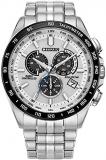 Citizen Eco-Drive A-T World Chrono Men's Watch Stainless Steel