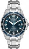 Citizen Men's Eco-Drive Weekender Brycen Watch in Titanium, blue dial (Model: BM...