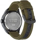 Citizen Eco-Drive Star Wars Quartz Men's Watch, Stainless Steel with CORDURA® strap, Boba Fett, Green (Model: BU2058-00W)
