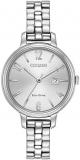 Citizen Women's 'Silhouette' Quartz Stainless Steel Casual Watch, Color:Silver-Toned