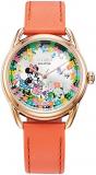 Citizen Eco-Drive Disney Women's Watch, Stainless Steel with Leather Strap, Minn...