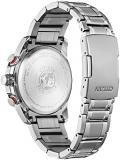 Citizen Men's Eco-Drive Sport Luxury PCAT Chronograph Watch Stainless Steel, Black Dial (Model: CB5898-59E)