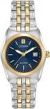 Citizen Ladies' Classic Corso Eco-Drive Watch, Stainless Steel, 3-Hand Date, Lum...