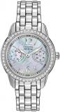 Citizen Women's Eco-Drive Dress Classic Crystal Watch in Stainless Steel, Mother of Pearl Dial (Model: FD1030-56Y)