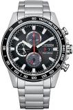 Citizen Men's Sport Casual Brycen Eco-Drive Chronograph Stainless Steel Watch, 1...