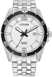 Citizen Quartz Men's Watch, Stainless Steel, Classic