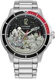 Citizen Men's Eco-Drive Disney Mickey Mouse Astronaut Stainless Steel Watch, Red...