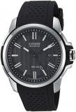 Citizen Eco-Drive Weekender Mens Watch, Stainless Steel with Polyurethane Strap