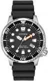 Citizen Promaster Dive Eco-Drive Watch, 3-Hand Date, ISO Certified, Luminous Han...