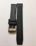 Tissot PRC 200 20 mm Black Silicon Strap with Pin buckle